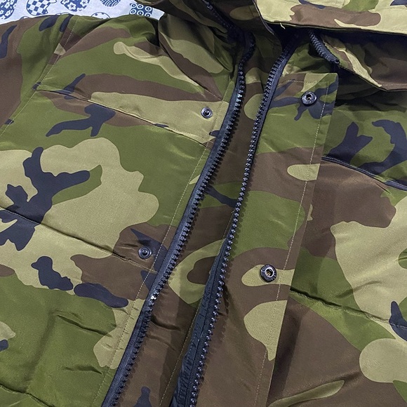 Canada Goose Fusion Fit Military Green Camouflage Down Jacket - Picture 3 of 11